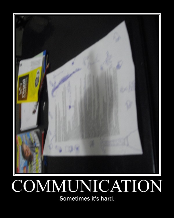 communication demotivator