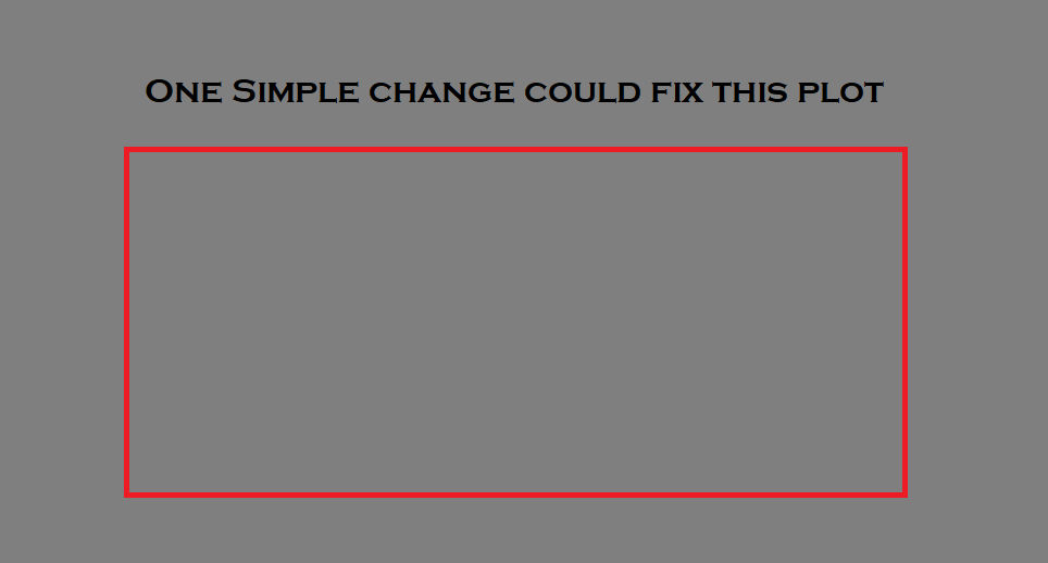 One simple change could fix this plot by Reviewer2016 on DeviantArt One simple change could fix this plot by Reviewer2016 on DeviantArt