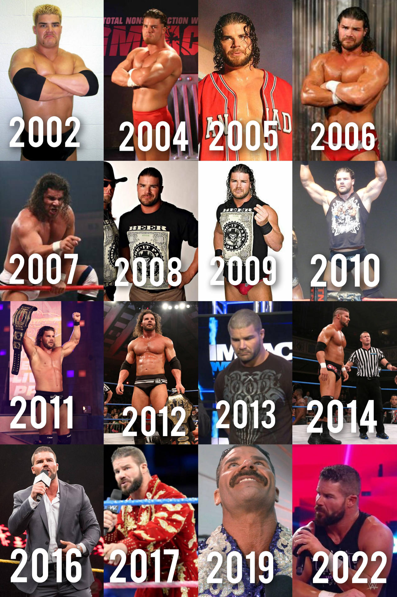 Evolution of Bobby/Robert Roode (2002-2022) by dallasarnold1987 on ...