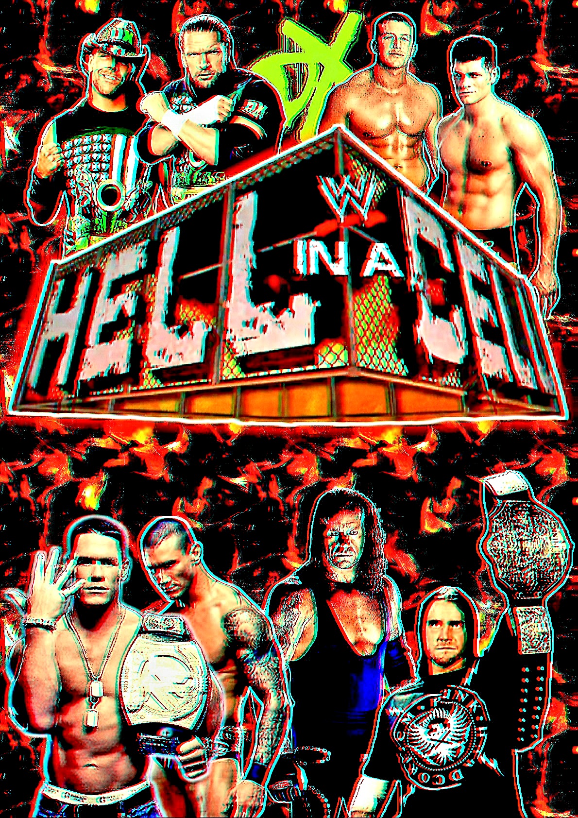 Wwe Hell In A Cell 2009 Highlights My WWE Hell in A Cell 2009 PPV Poster by dallasarnold1987 on DeviantArt