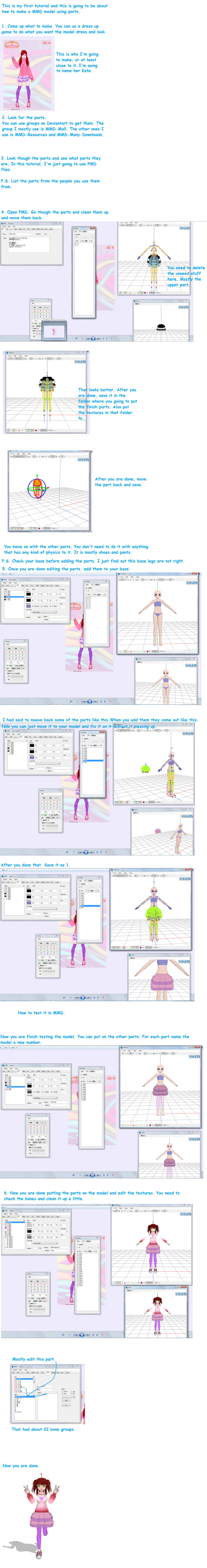 Make A Model From Parts -Basic Tutorial