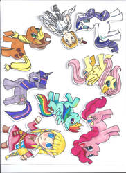ponies and chibi's
