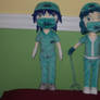 Dr. Moore and Tori at 20 as Dolls