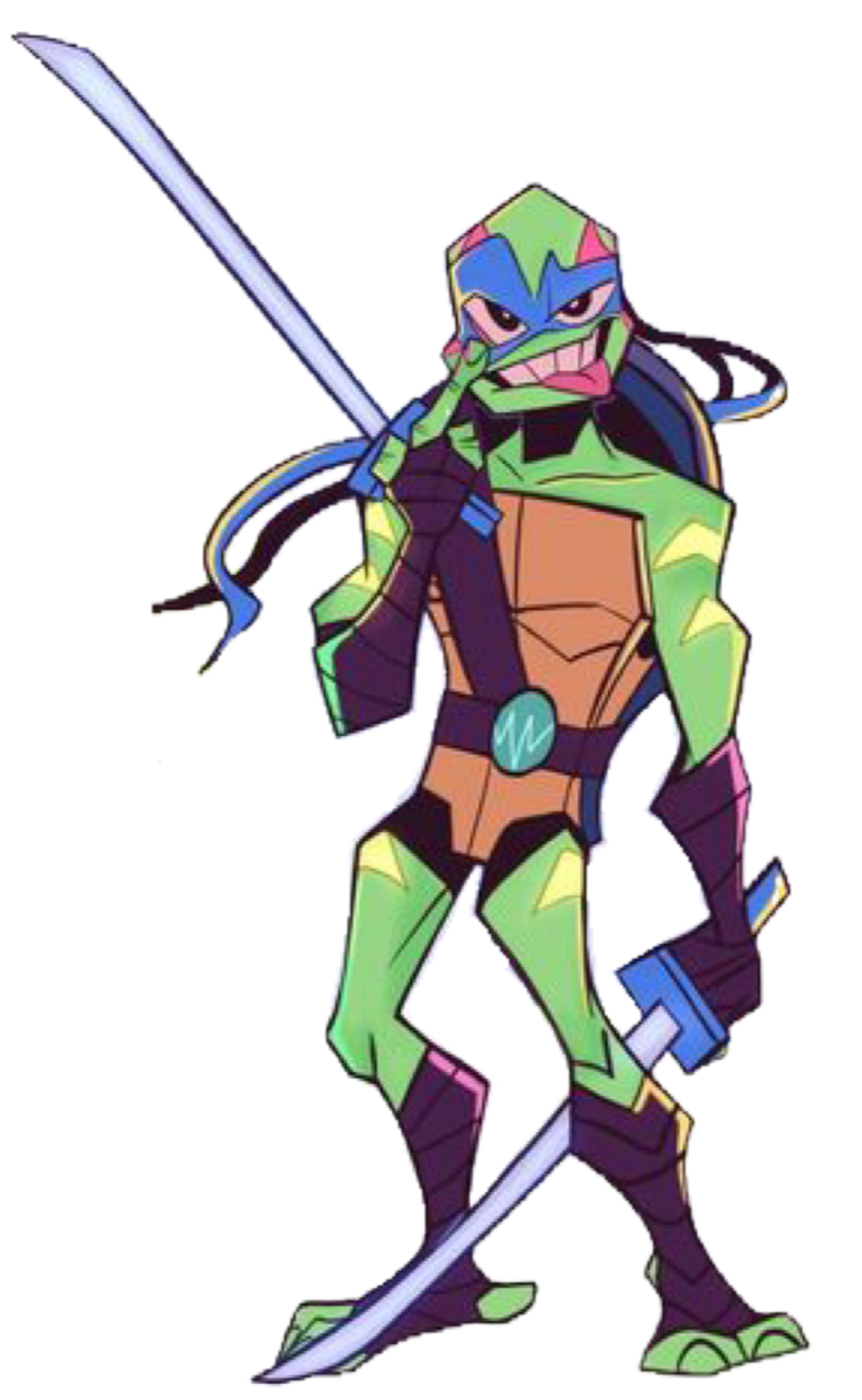 Leonardo (ROTTMNT) Render by bustyfever on DeviantArt