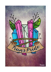 Transgender Pride Crystal