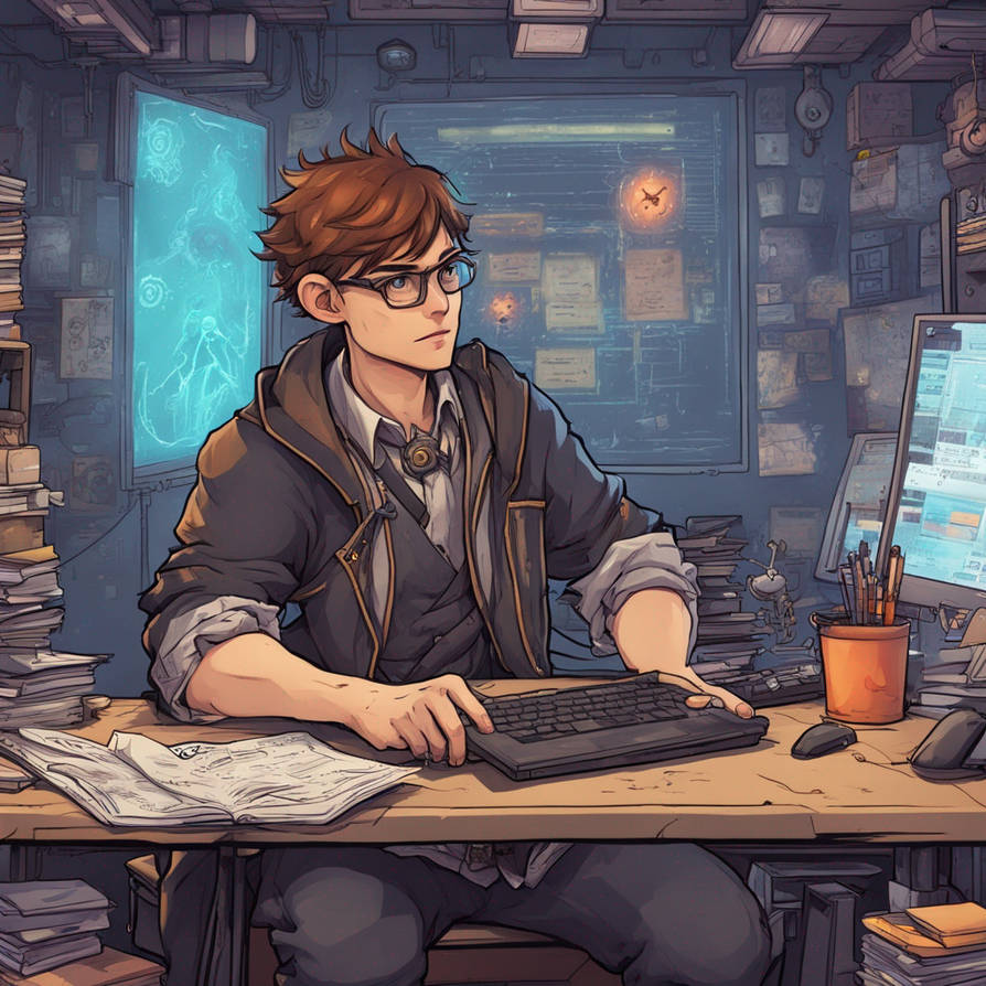 Programmer boy by Krupaal3 on DeviantArt