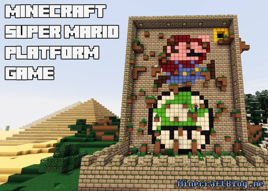 Mario Minecraft Block Bench Java MinecraftBlog.me Super Mario Platform Game by fpsxgames on DeviantArt