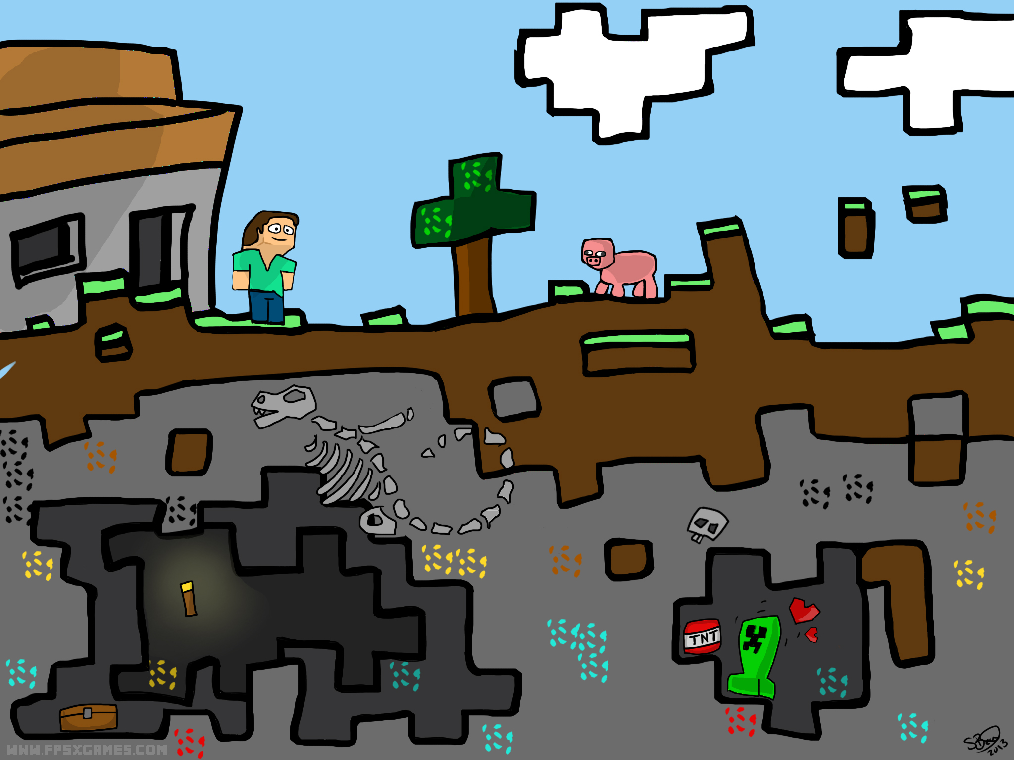 Minecraft-fan-art