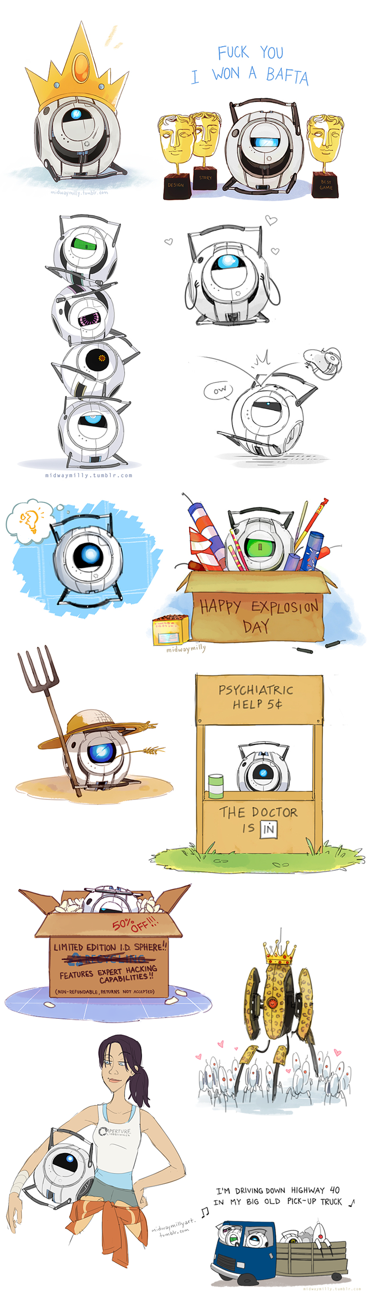 Portal 2 tumblr dump