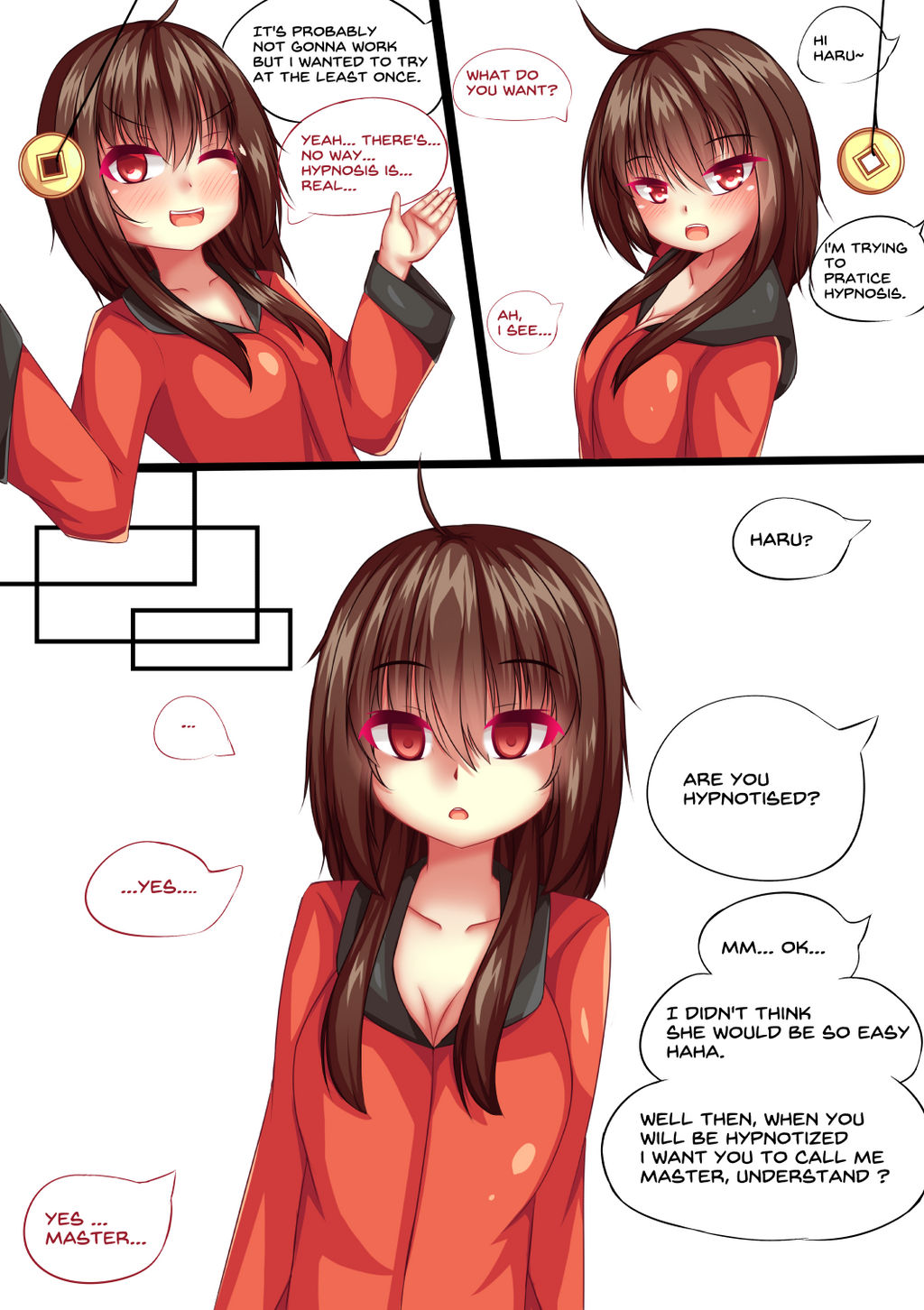 Haru hypnotized by yakkaii on DeviantArt