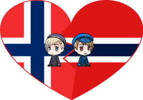 Light and Darkness (Norway) Shimeji Heart