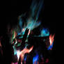 Colored fire