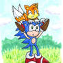 Sonic and Tails big brother little brother