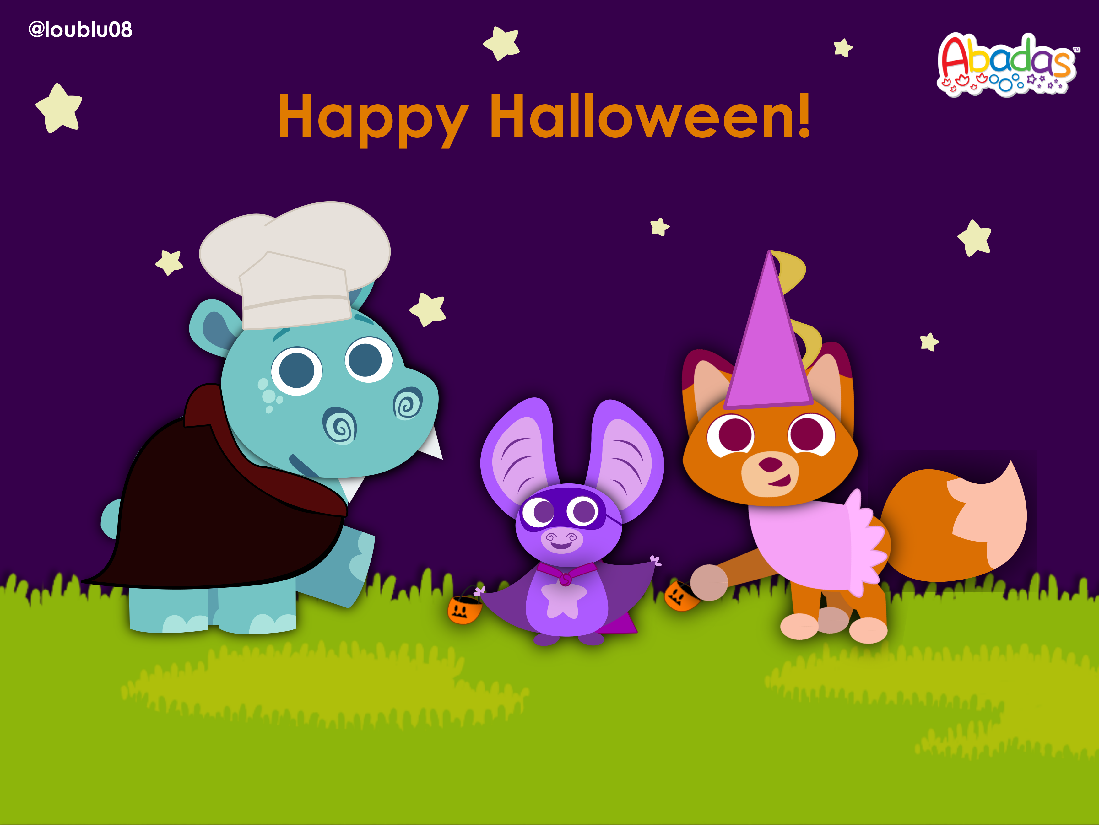 Halloween with the Abadas by LouBlu08 on DeviantArt