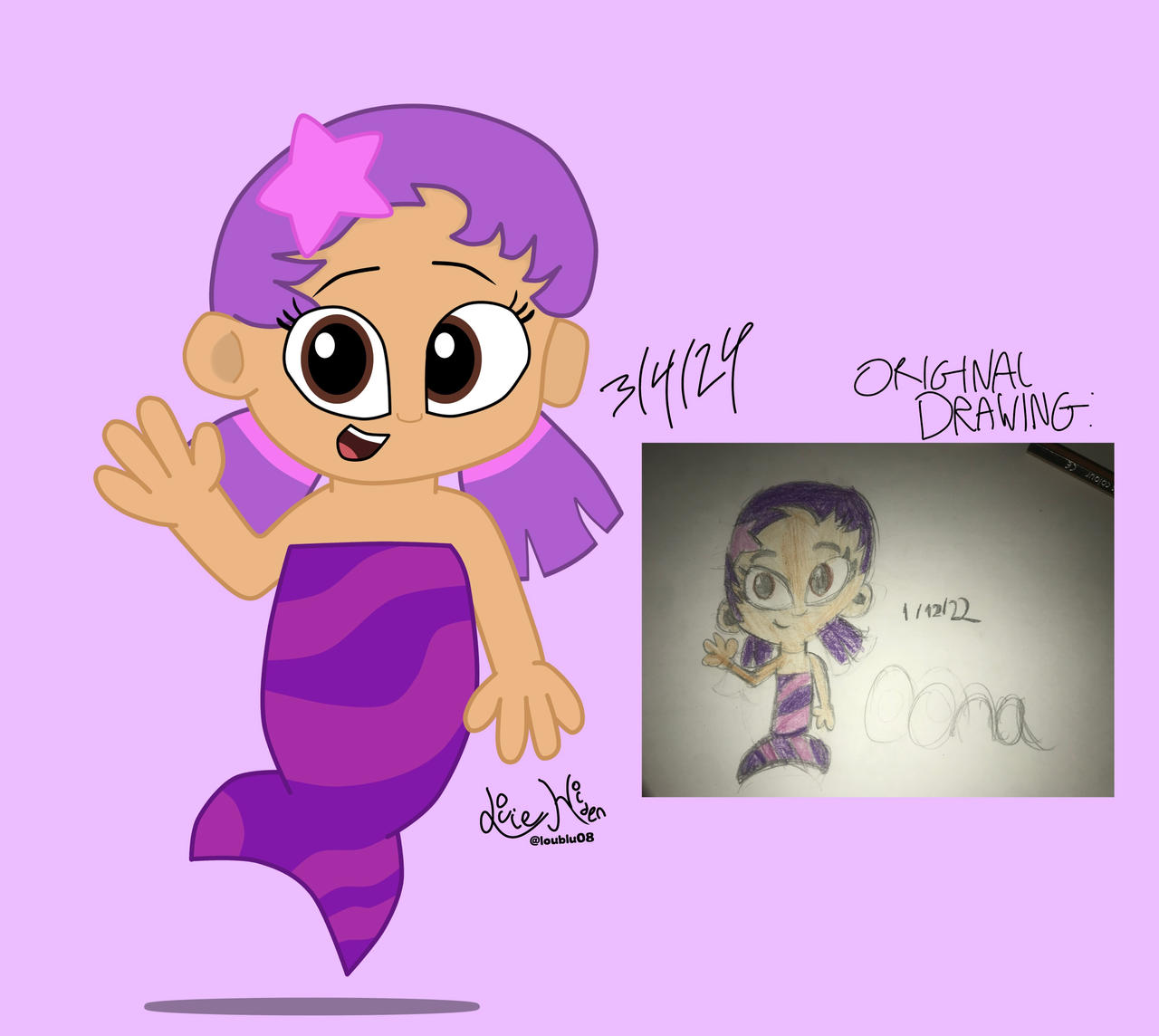 Oona redraw by LouBlu08 on DeviantArt