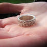 Silver clay ring