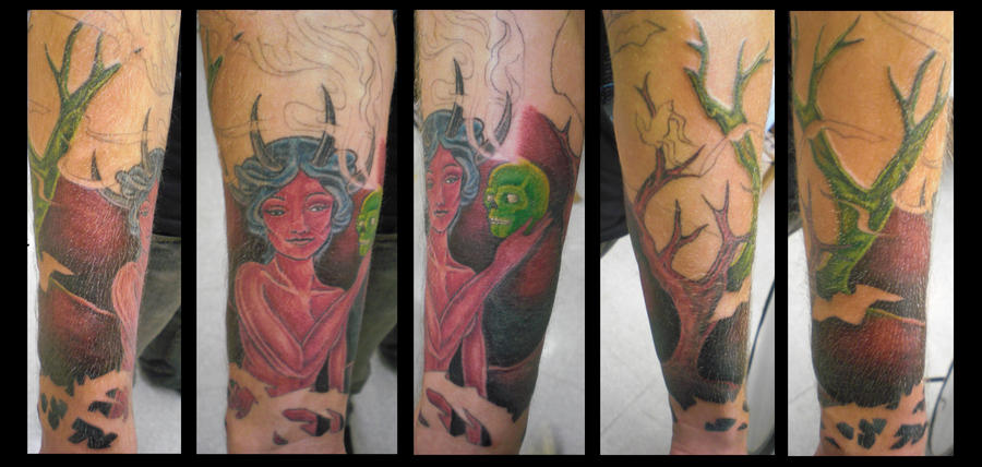 Heaven And Hell Lower Sleeve By Shipht On Deviantart