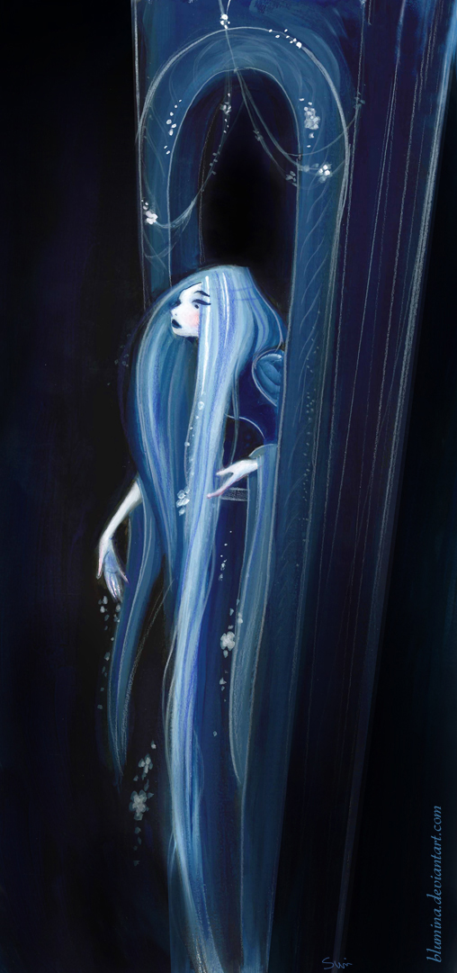 Rapunzel at Night - print update