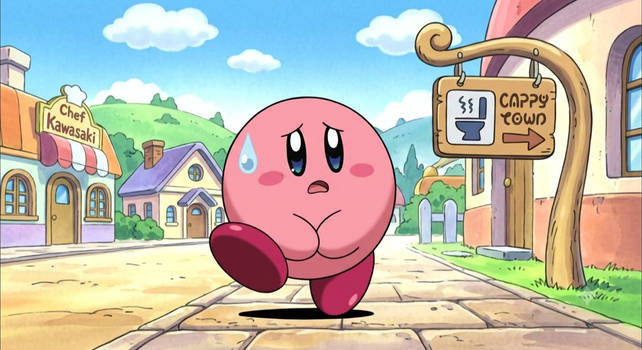 Kirby needs to pee
