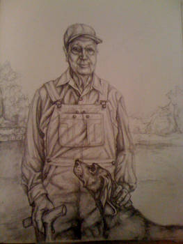 Grandaddy and His Coon Hound