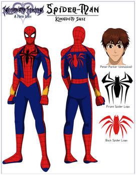 KH: A New Light - Spider-Man Design Sheet