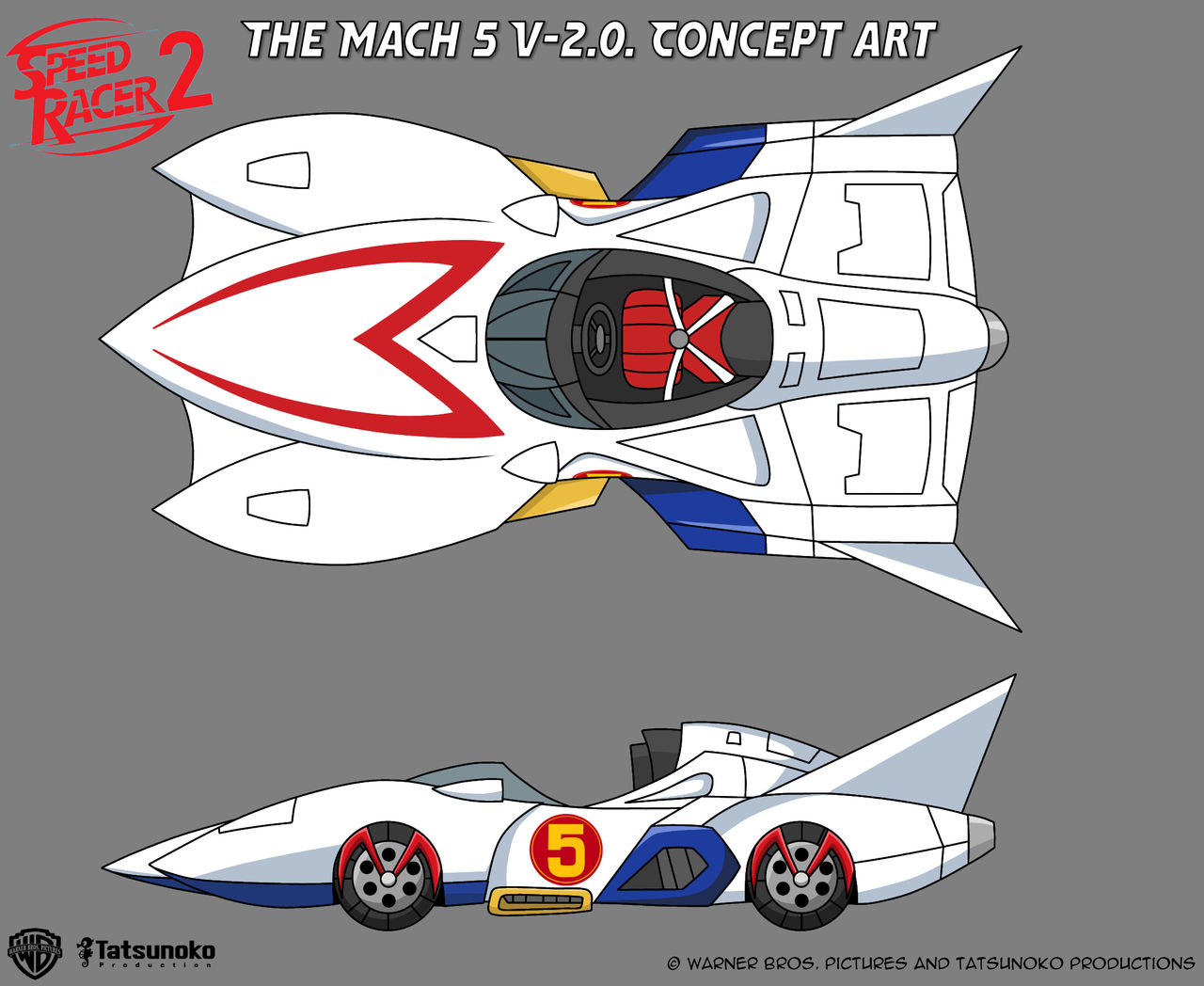 Speed Racer Match 5 Speed Racer Mach 5 Drawing Marco Dentone Speed Racer / Mach GoGoGo