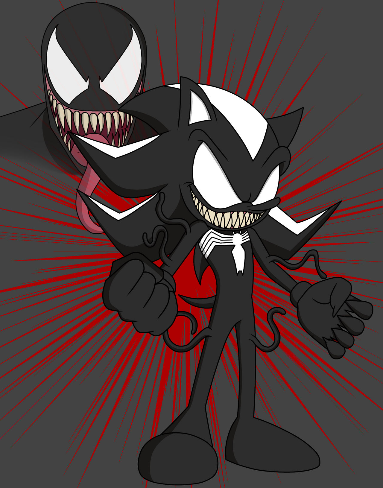 Sonic X Marvel 7 Shadow As Venom By WumpaWebHead On DeviantArt sonic-x-marvel-7-shadow-as-venom-by-wumpawebhead-on-deviantart