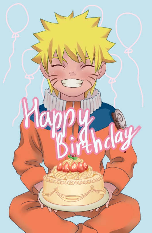 Naruto happy birthday by Evge-Niya on DeviantArt