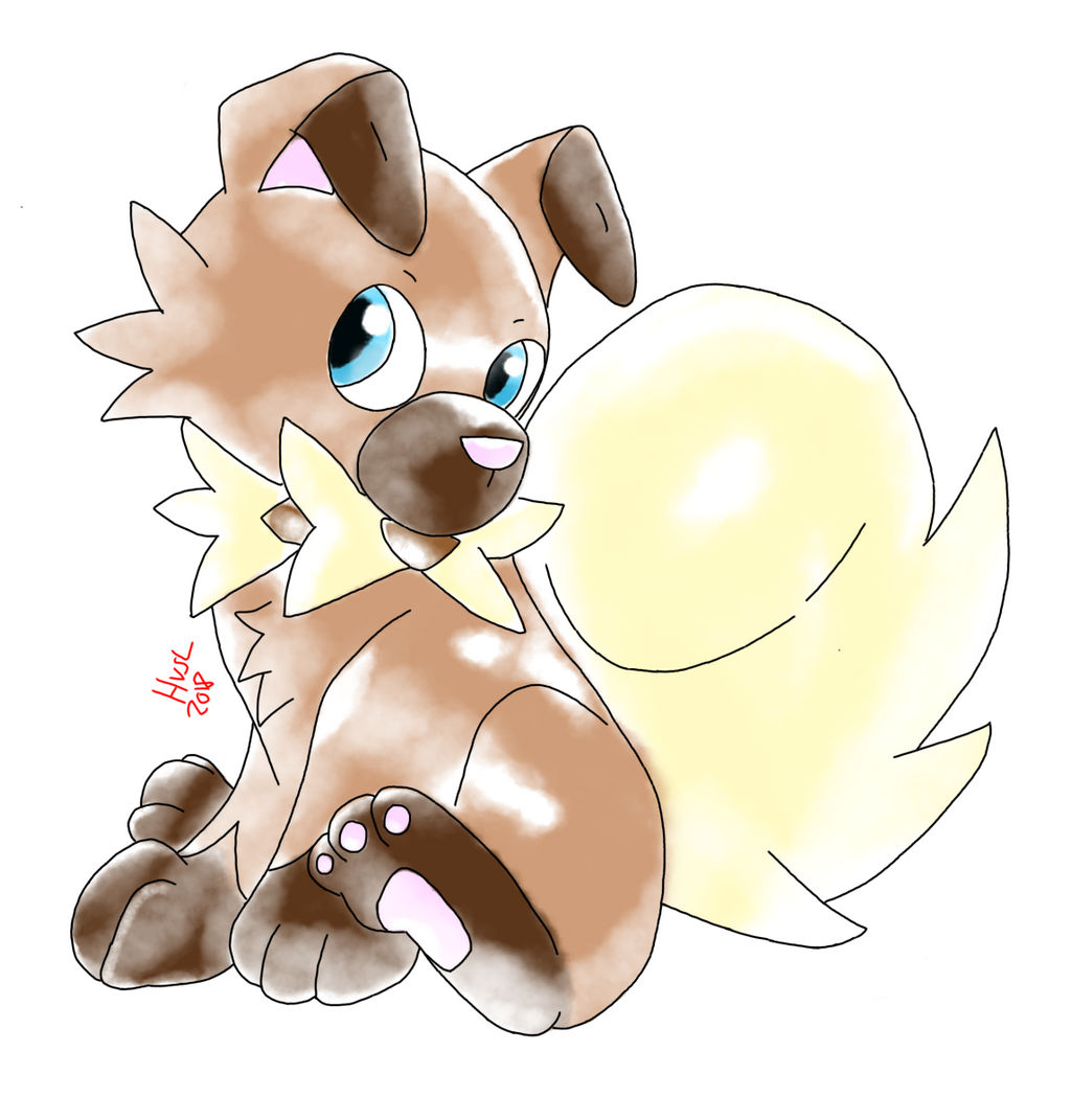 Rockruff Simple Rockruff by AcaciaSight on DeviantArt