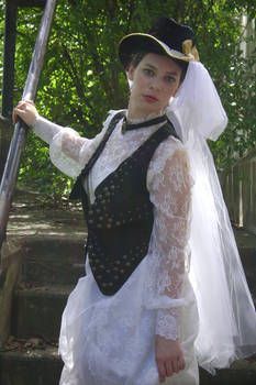 Steampunk Bride Portait 4