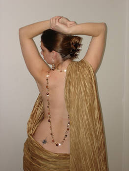 Golden Draped Back 10