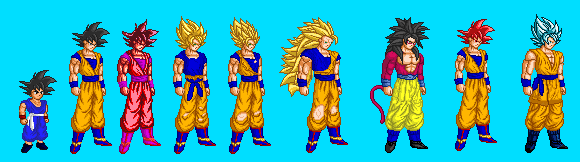 Goku Super Saiyan Blue 2 - Dragon Ball Z - AK1 MUGEN Community