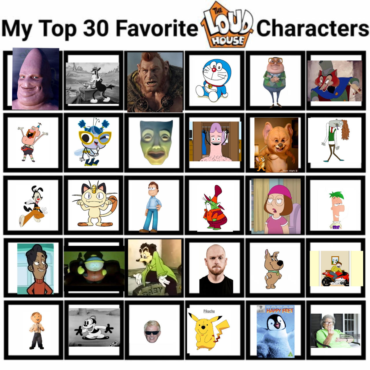 Tobyguy1984 Top 30 loud house character by tobyguy1984 on DeviantArt