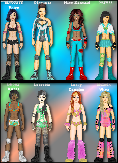 WWE OCs: My Diva OCs