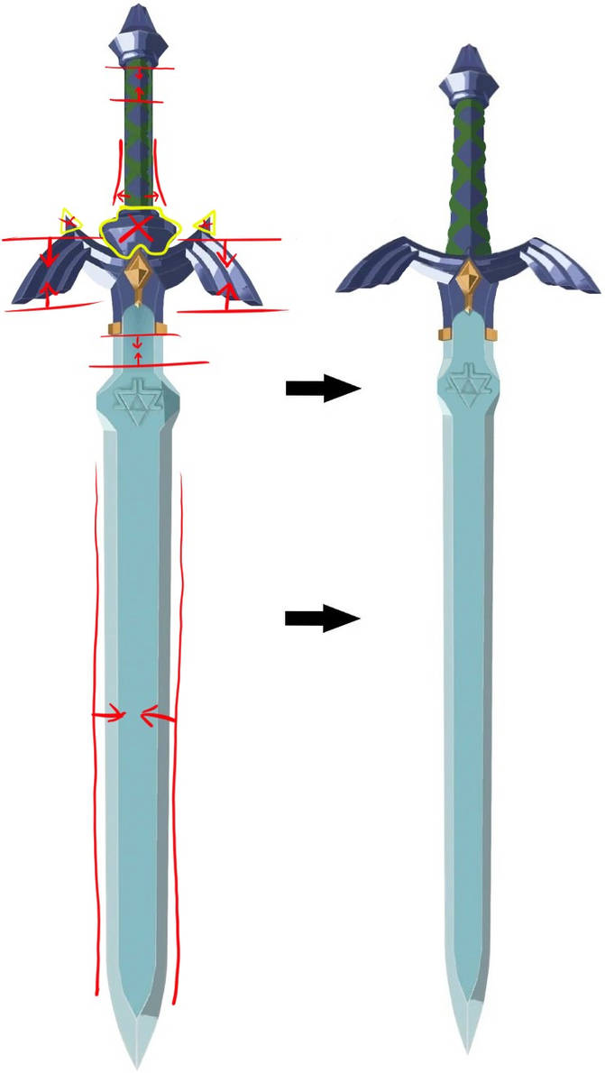 Master Sword Redesign by JasonSummer on DeviantArt