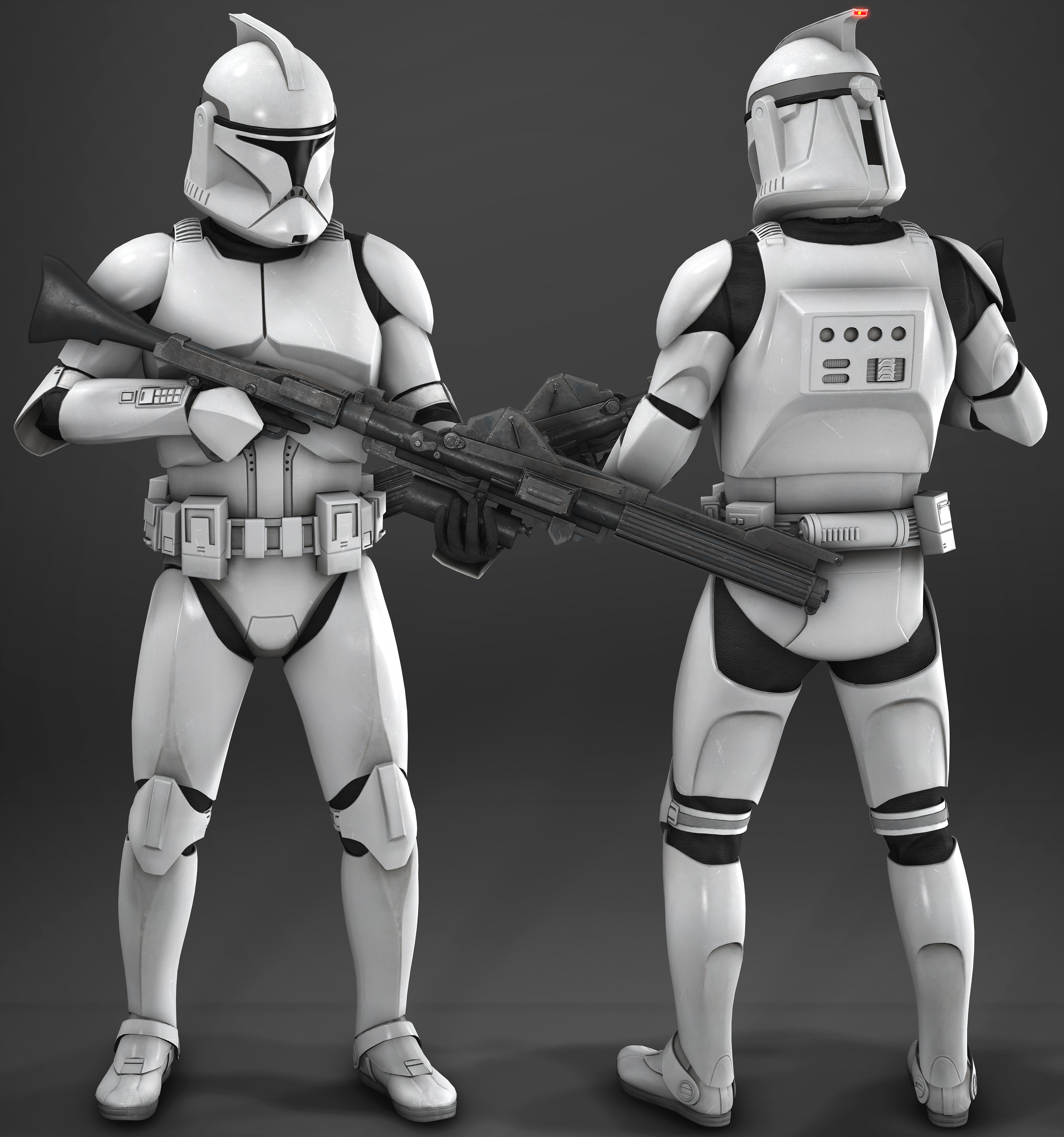 Phase 1 Clone Trooper (Star Wars) Minecraft Skin