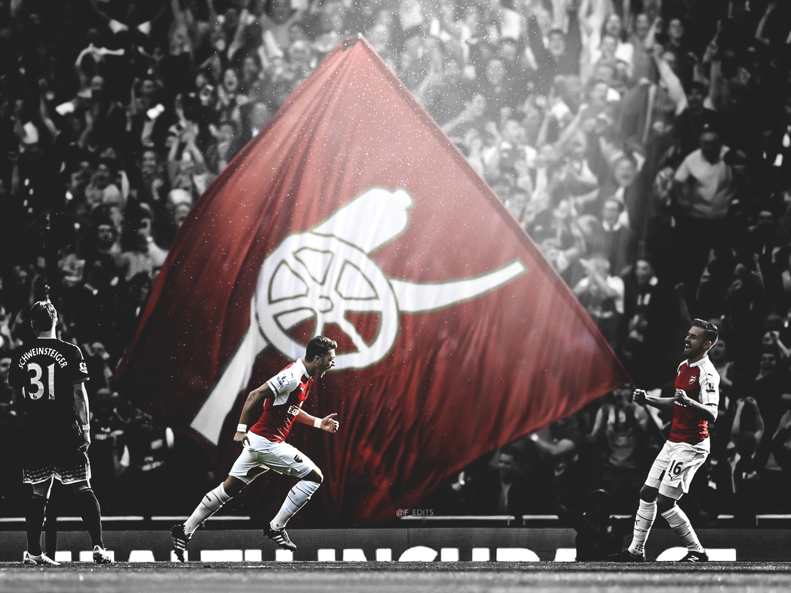 Arsenal vs Manchester United desktop wallpaper by F-EDITS on DeviantArt