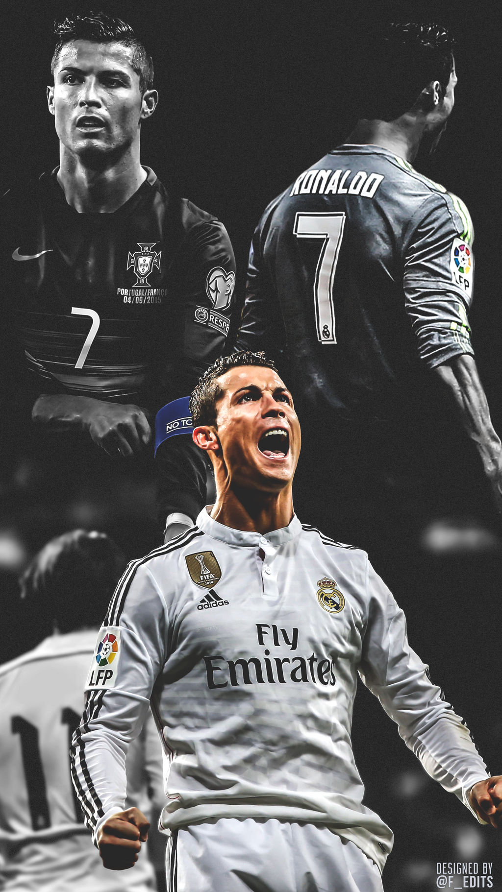 Cristiano Ronaldo Wallpaper 2015 by F-EDITS on DeviantArt
