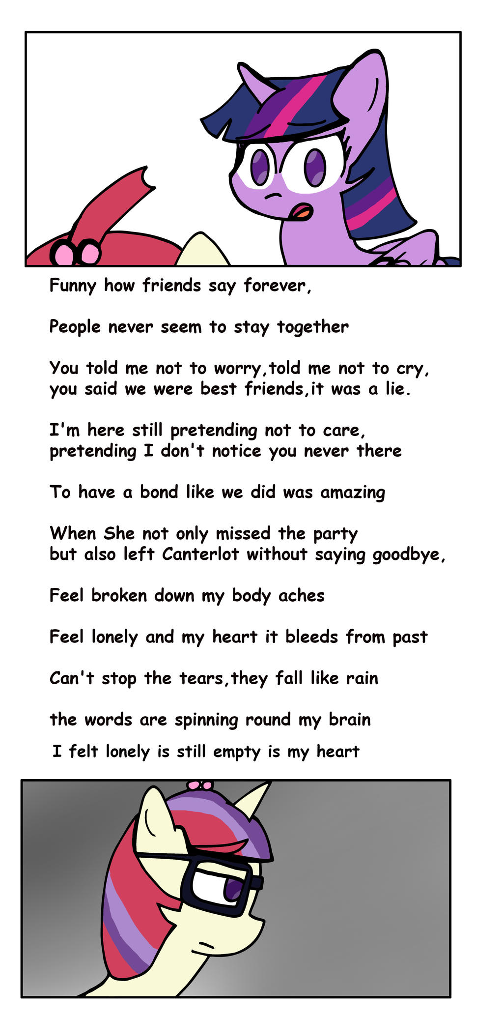 hurt old friendship poem