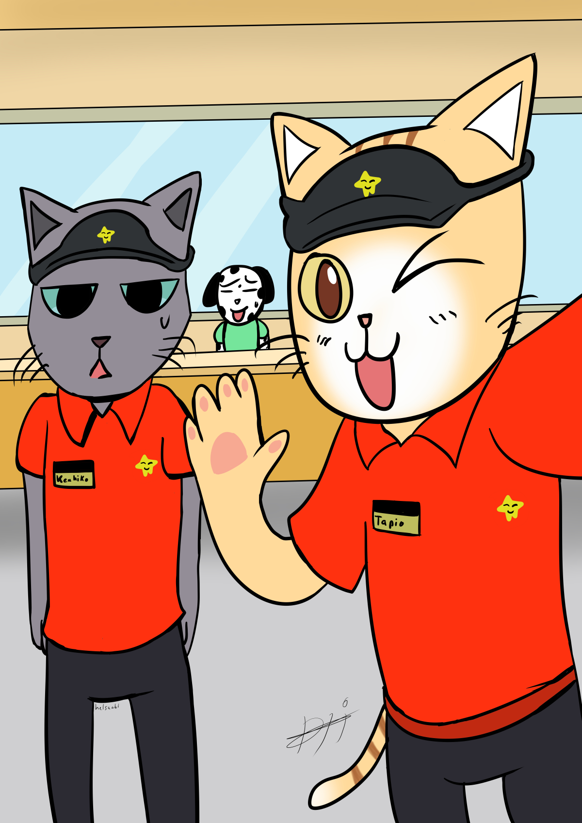 Working Buddy Request 7: Working Buddies! by Helsaabi on DeviantArt