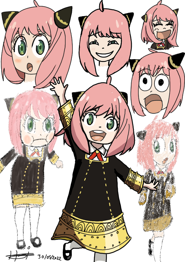 doodle of Anya by Helsaabi on DeviantArt