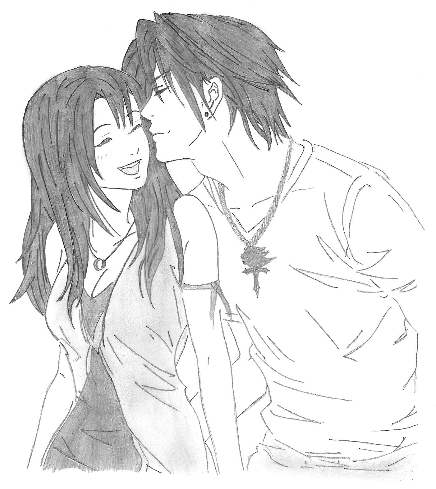 Final Fantasy VIII_Linoa et Squall