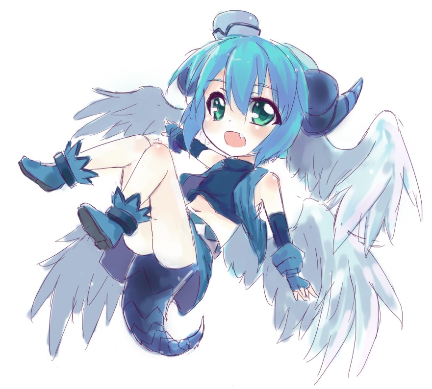 rough color - magic dragon girl