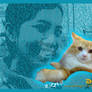 me with cute cat