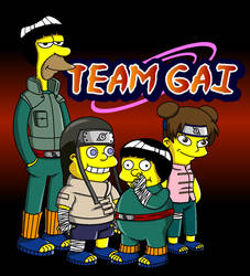 Naruto Simpsons - Team Gai