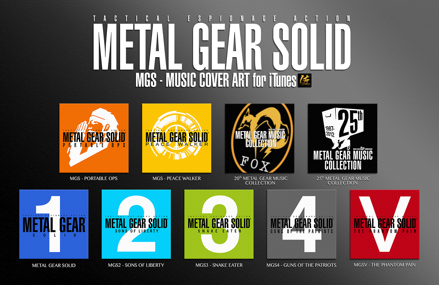 MGS - MUSIC COVER ART for iTunes