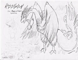 Roogon The Fire Phoenix Dragon