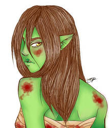 Half-Orc Woman