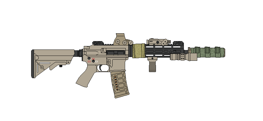 Custom HK-416 by Cielo-Despejado on DeviantArt