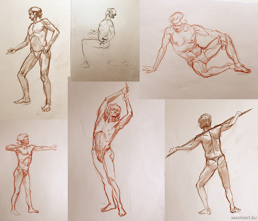 Anatomy sketches